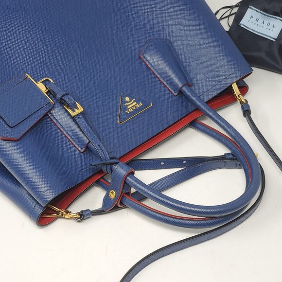 Prada Double Cuir Medium Saffiano Crossbody Bag - Picture 7 of 16